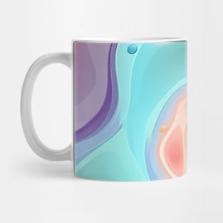 Abstract oil and water mix background Mug